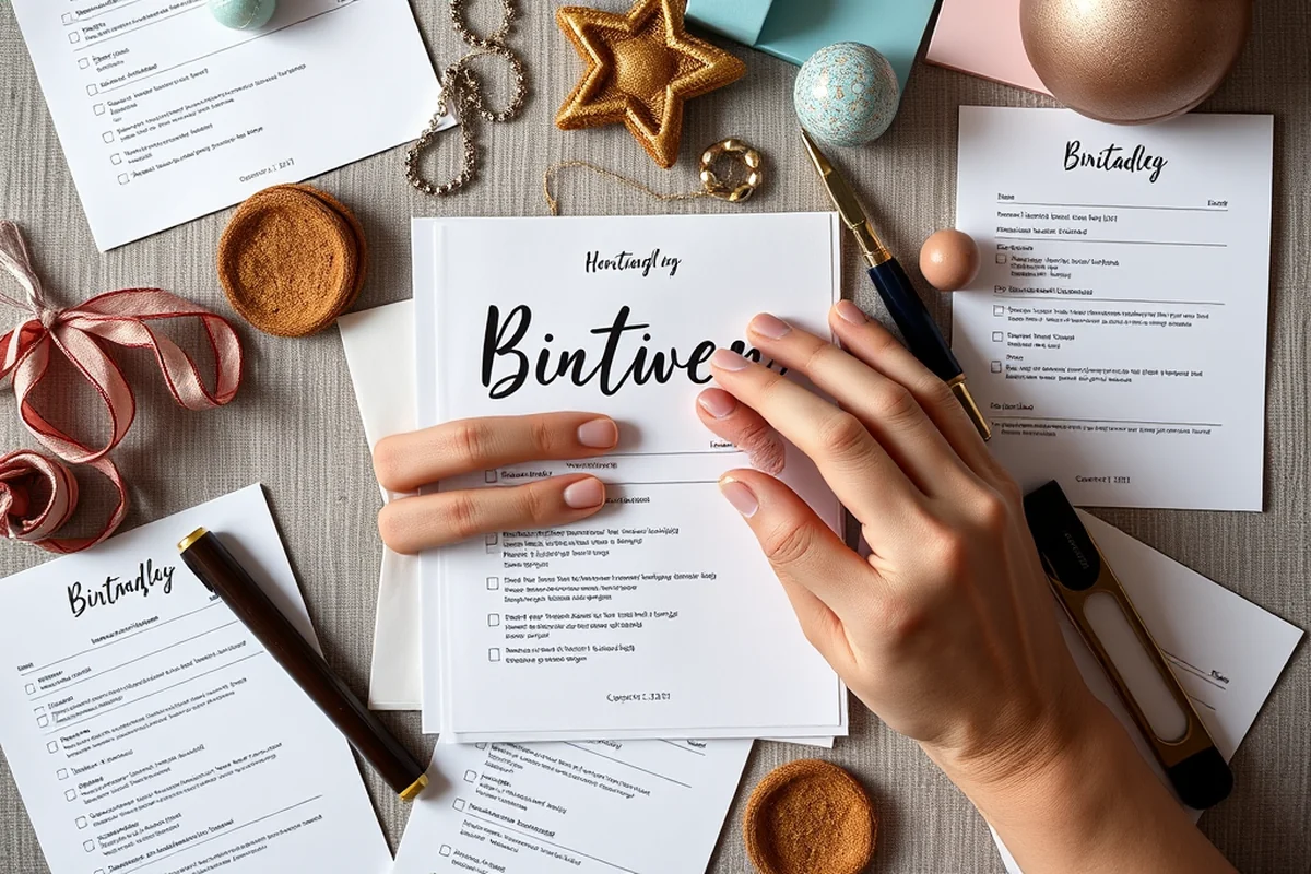 adult milestone birthday parties checklists checklist — Adult Milestone Birthday Parties Checklists Checklist (the finished result)