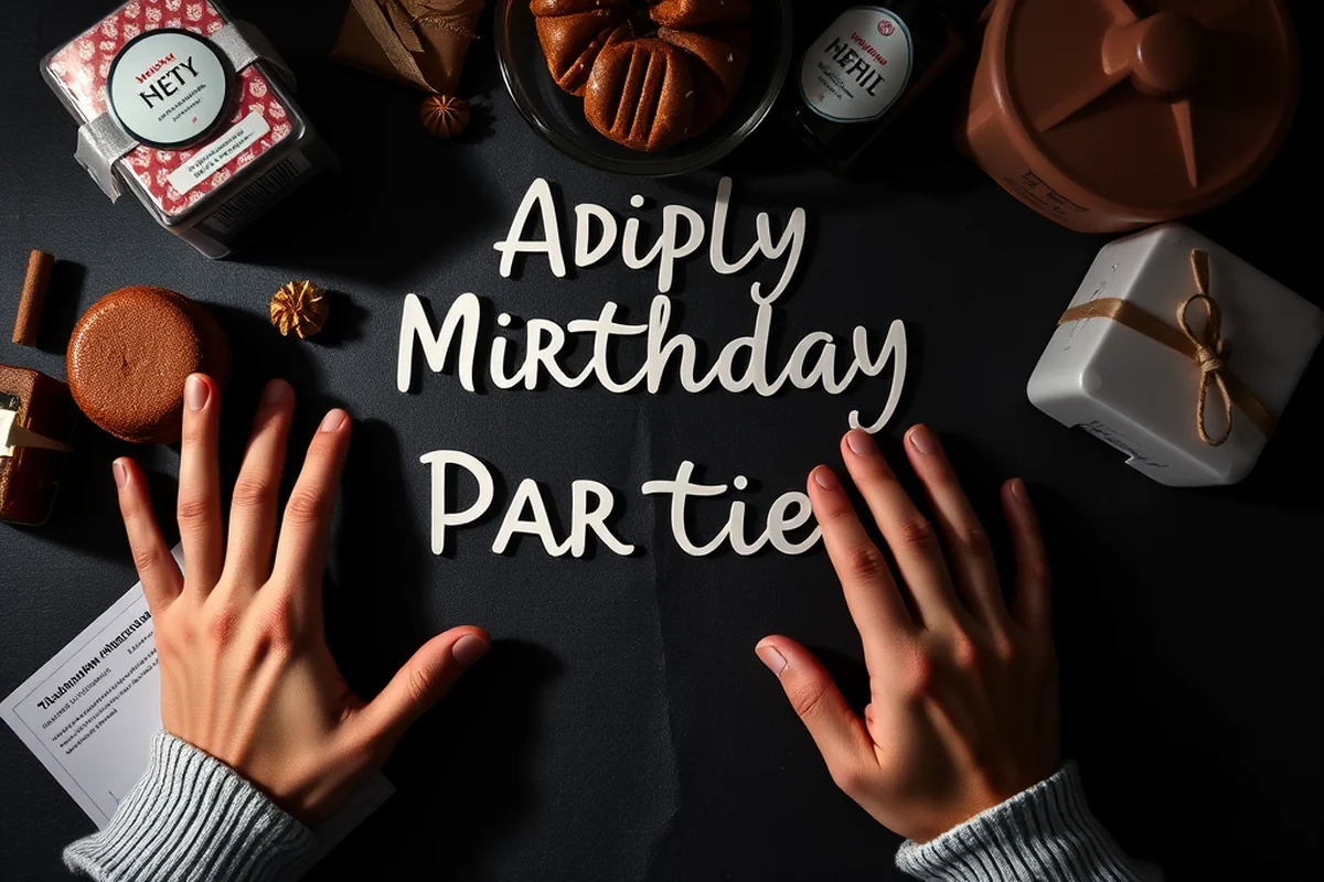 adult milestone birthday parties invitations favors guide — Adult Milestone Birthday Parties Invitations Favors Guide (the finished result)