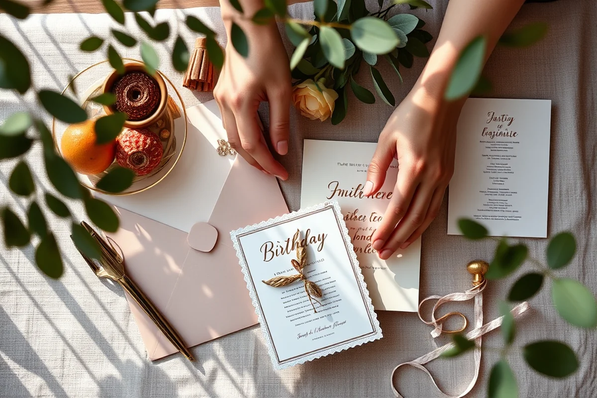 how to adult milestone birthday parties invitations favors — How To Adult Milestone Birthday Parties Invitations Favors (the finished result)