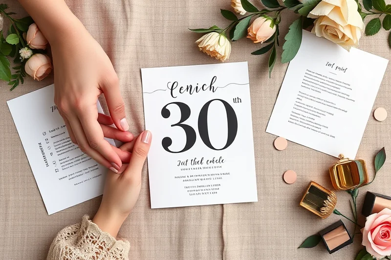 quick 30th birthday party themes for her — Quick 30th Birthday Party Themes For Her (the finished result)