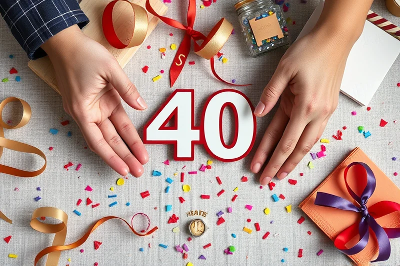 quick 40th birthday party ideas for husband — Quick 40th Birthday Party Ideas For Husband (the finished result)