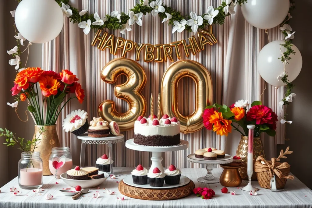 Simple 30th Birthday Party Ideas