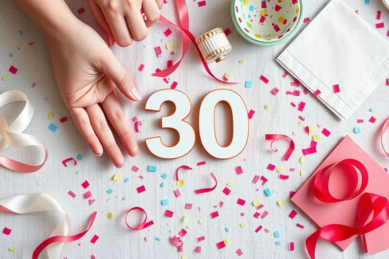 simple 30th birthday party ideas — Simple 30th Birthday Party Ideas (the finished result)