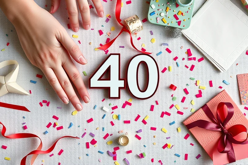 small 40th birthday party game ideas — Small 40th Birthday Party Game Ideas (the finished result)